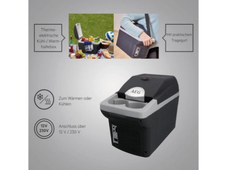 AEG Glacière Bordbar BK 16, capacité: 16 litres, gris foncé