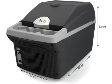 AEG Glacière Bordbar BK 16, capacité: 16 litres, gris foncé