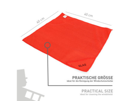 NIGRIN Performance Chiffon en microfibre, pour verre