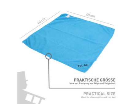NIGRIN Chiffon Performance en microfibre, pour jantes