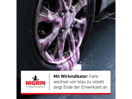 NIGRIN Nettoyant pour jantes Turbo, 500 ml