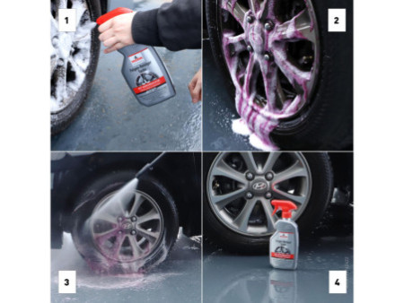 NIGRIN Nettoyant pour jantes Turbo, 500 ml