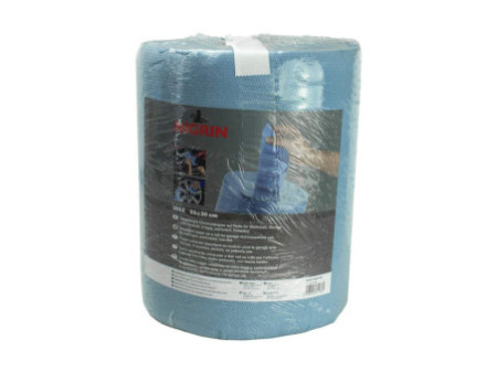 NIGRIN Rouleau de papier nettoyant, 2 couches, bleu