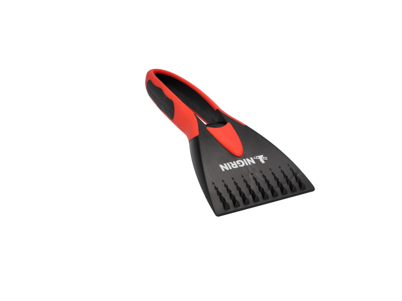 NIGRIN Grattoir à glace 2K, longueur: 210 mm, noir/rouge