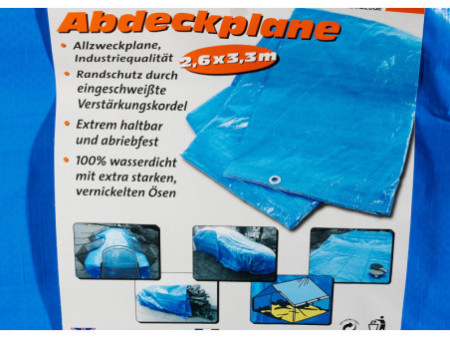 BRÜDER MANNESMANN Bâche de recouvrement, 2,6 x 3,0 m