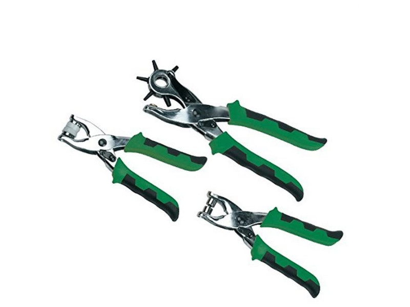 BRÜDER MANNESMANN Kit de pince à oeillet et perçage rotatif