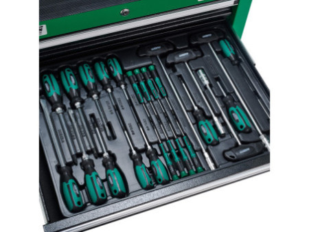 BRÜDER MANNESMANN Servante d'atelier, équipé, 321 pièces
