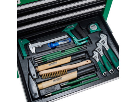 BRÜDER MANNESMANN Servante d'atelier, équipé, 321 pièces