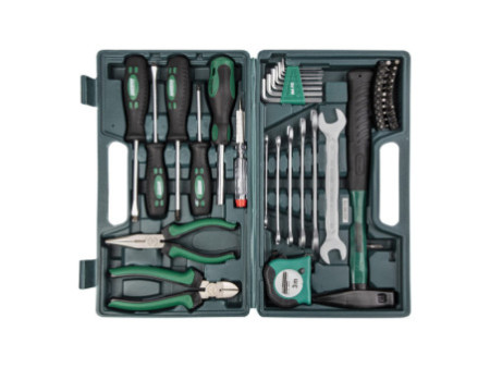 BRÜDER MANNESMANN Jeu d'outils, 47 pièces, dans un coffret