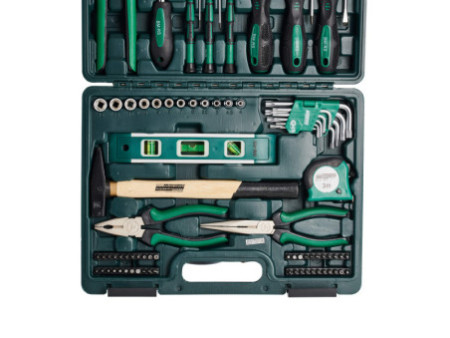 BRÜDER MANNESMANN Boîte à outils, 87 pièces, en coffret