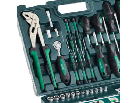 BRÜDER MANNESMANN Boîte à outils, 87 pièces, en coffret