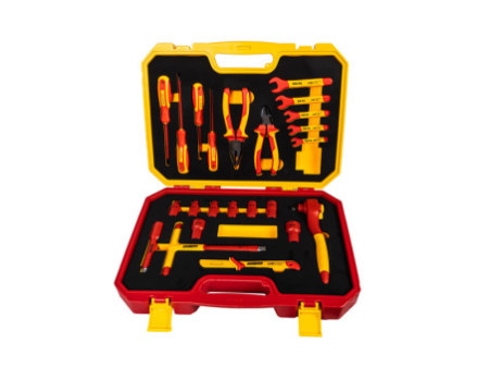 BRÜDER MANNESMANN Boîte à outils VDE, 24 pièces, en coffret