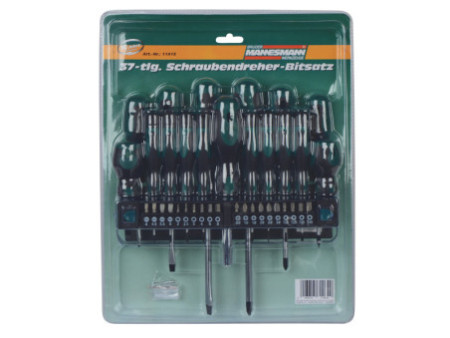 BRÜDER MANNESMANN Kit de tournevis, 37 pièces