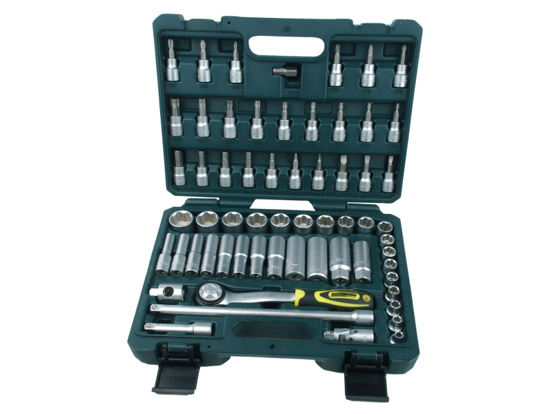 BRÜDER MANNESMANN Jeu de douilles 3/8' (10 mm), 61 pièces