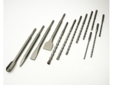 BRÜDER MANNESMANN Kit de forets & burins SDS PLUS, 13 pièces