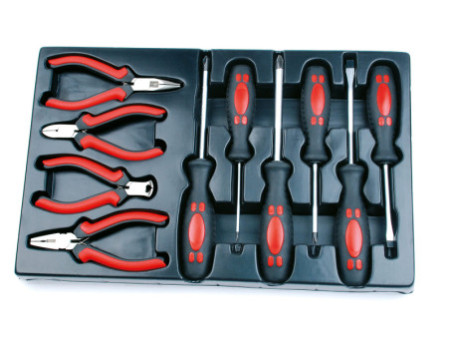 BRÜDER MANNESMANN Jeu d'outils, 155 pièces, caisse à outils