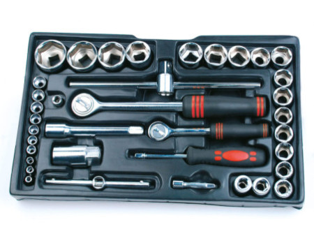 BRÜDER MANNESMANN Jeu d'outils, 155 pièces, caisse à outils