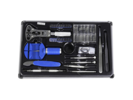 BRÜDER MANNESMANN Kit d'outils d'horloger, malette en alu