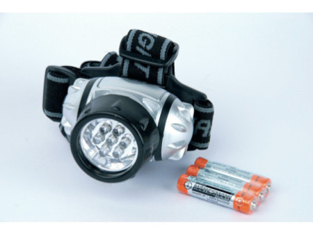 BRÜDER MANNESMANN Lampe frontale LED, pivotante, à 7 LED