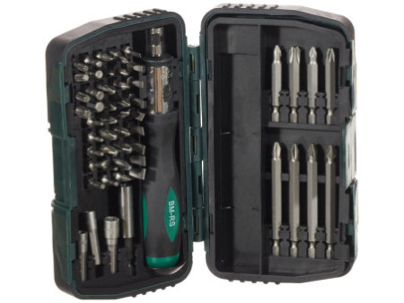 BRÜDER MANNESMANN Kit d'embouts, 53 pièces, boîte plastique