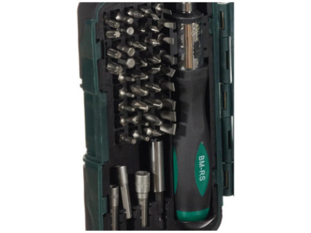 BRÜDER MANNESMANN Kit d'embouts, 53 pièces, boîte plastique