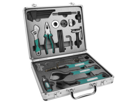 BRÜDER MANNESMANN Jeu d'outils pour vélo, mallette 33 pièces