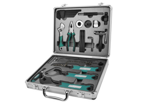 BRÜDER MANNESMANN Jeu d'outils pour vélo, mallette 33 pièces