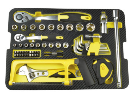 BRÜDER MANNESMANN Jeu d'outils ADAC, mallette de 77 pièces