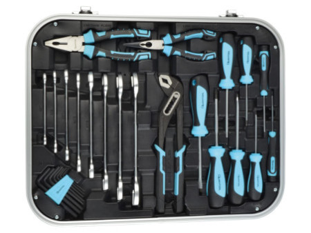 QUANTOOL Jeu d'outils, mallette de 110 pièces