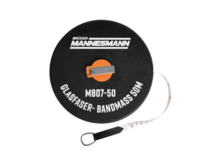 BRÜDER MANNESMANN Décamètre, ruban fibre de verre, 30 m