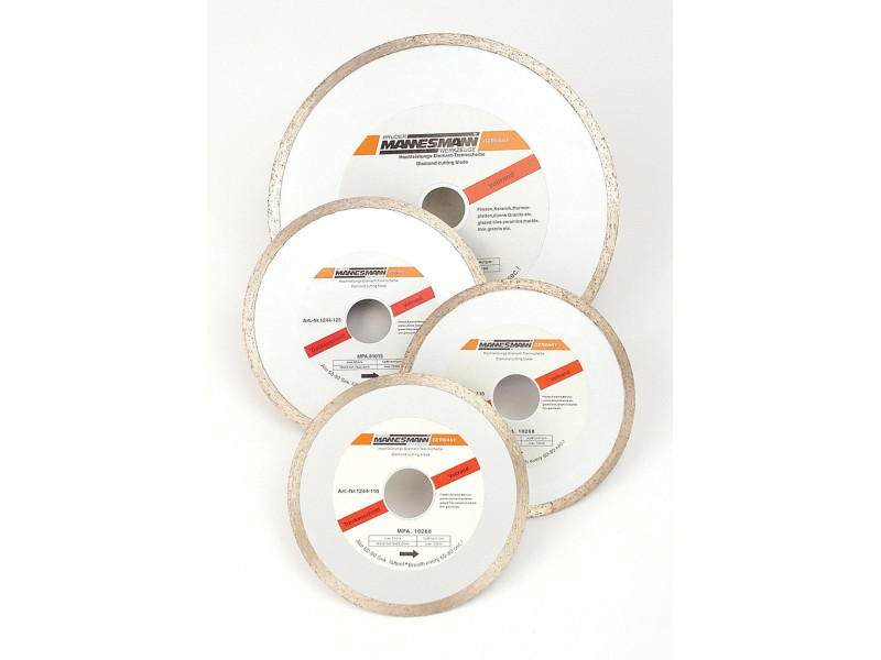 BRÜDER MANNESMANN Disque diamant, bord plein, 180 mm