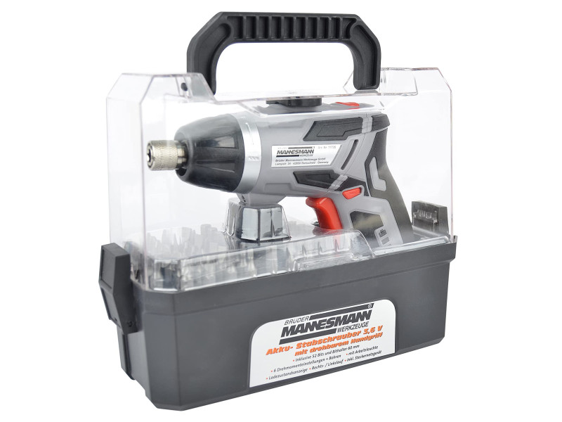BRÜDER MANNESMANN Perceuse-visseuse sans fil, 3,6 volts
