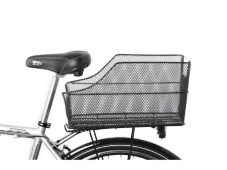 FISCHER Panier de vélo 'BIG' pour porte-bagage, noir