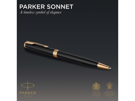 PARKER Set de stylos SONNET Laque Noire G.T.