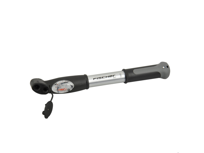 FISCHER Mini pompe à air pour vélo, en aluminium, (H) 295 mm
