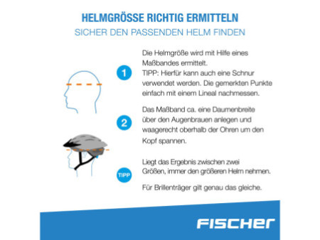 FISCHER Casque de vélo 'Hawaii', taille: S/M