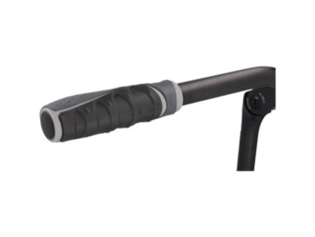 FISCHER Poignées de guidon pour vélo 'Trio', gris/noir
