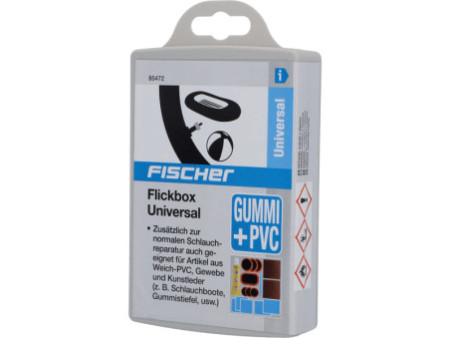 FISCHER Kit de réparation universel pour vélo, 16 pièces