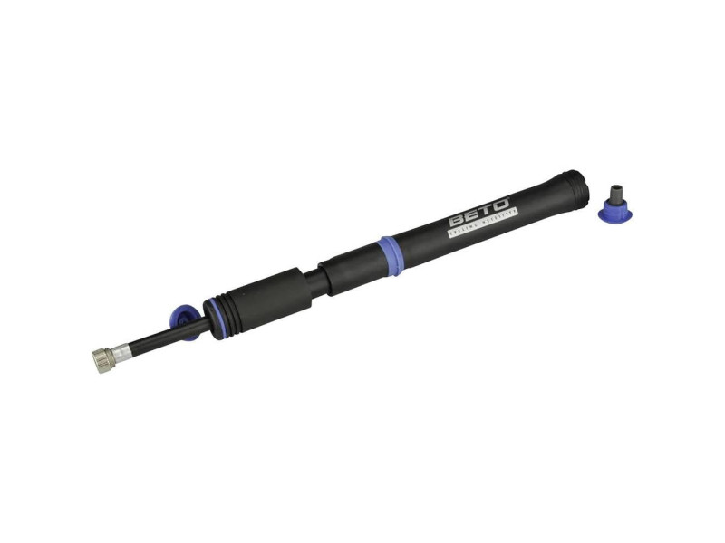 FISCHER Mini pompe à air pour vélo FLEX, noir/bleu