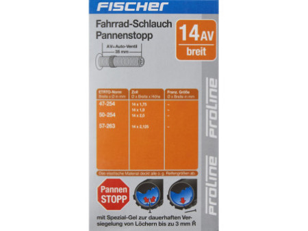 FISCHER Chambre à air, valve auto, 28' (71,12 cm)