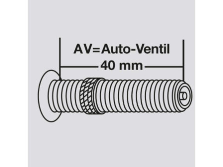 FISCHER Chambre à air, valve auto, 28' (71,12 cm)