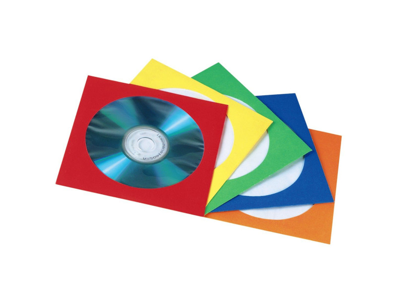 hama Pochette papier pour CD/DVD, assorti