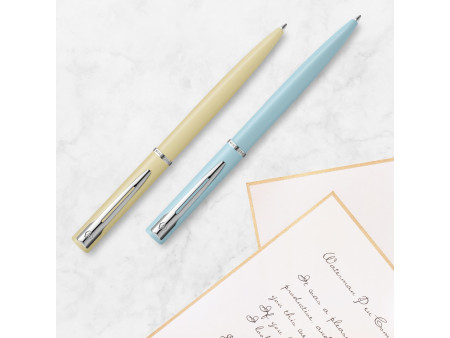 WATERMAN Stylo à bille rétractable Allure Pastel, Bleu C.T.