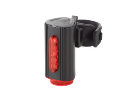 FISCHER Feu arrière de vélo sur batterie TWIN, éclairage sol