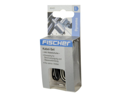 FISCHER Set de câbles électriques de vélo, à 2 fils