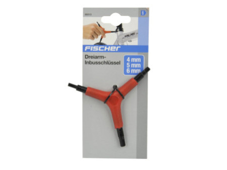 FISCHER Clé Allen en Y pour vélo 4mm / 5 mm / 6 mm