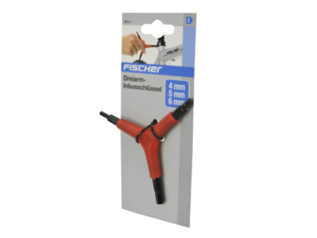 FISCHER Clé Allen en Y pour vélo 4mm / 5 mm / 6 mm