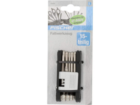 FISCHER Outil multifonction pour vélo électrique, 15 pièces