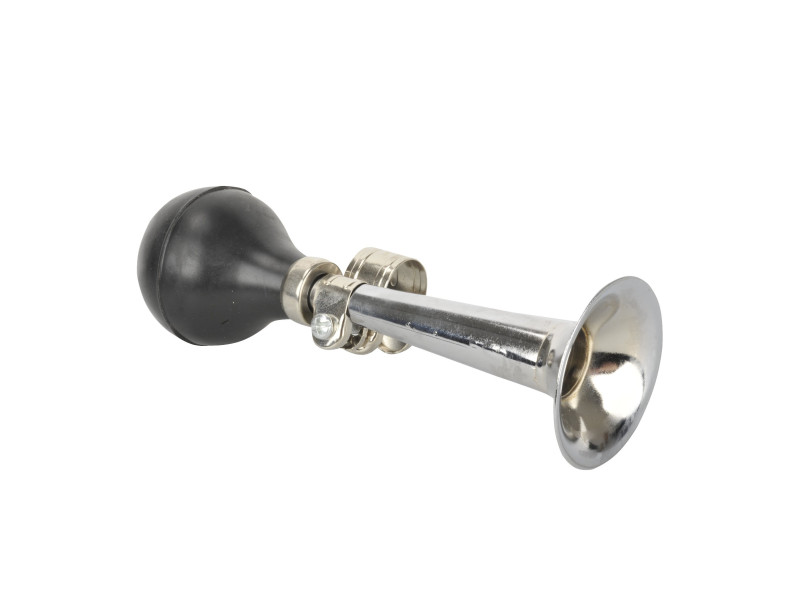 FISCHER Klaxon trompe de vélo, chromé, argent