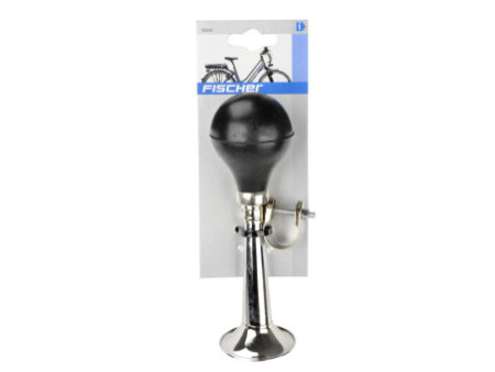 FISCHER Klaxon trompe de vélo, chromé, argent